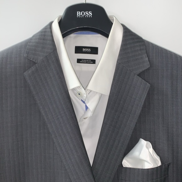 Hugo Boss Mens Mohair Suit Jacket Size 42R. EUC. - Picture 2 of 16